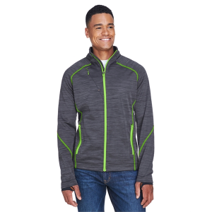 North End Men's Flux Melange Bonded Fleece Jacket
