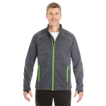 North End Men's Flux Melange Bonded Fleece Jacket